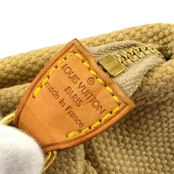 Louis Vuitton Beige Antigua Cabas MM Tote Bag - Picture 7 of 15